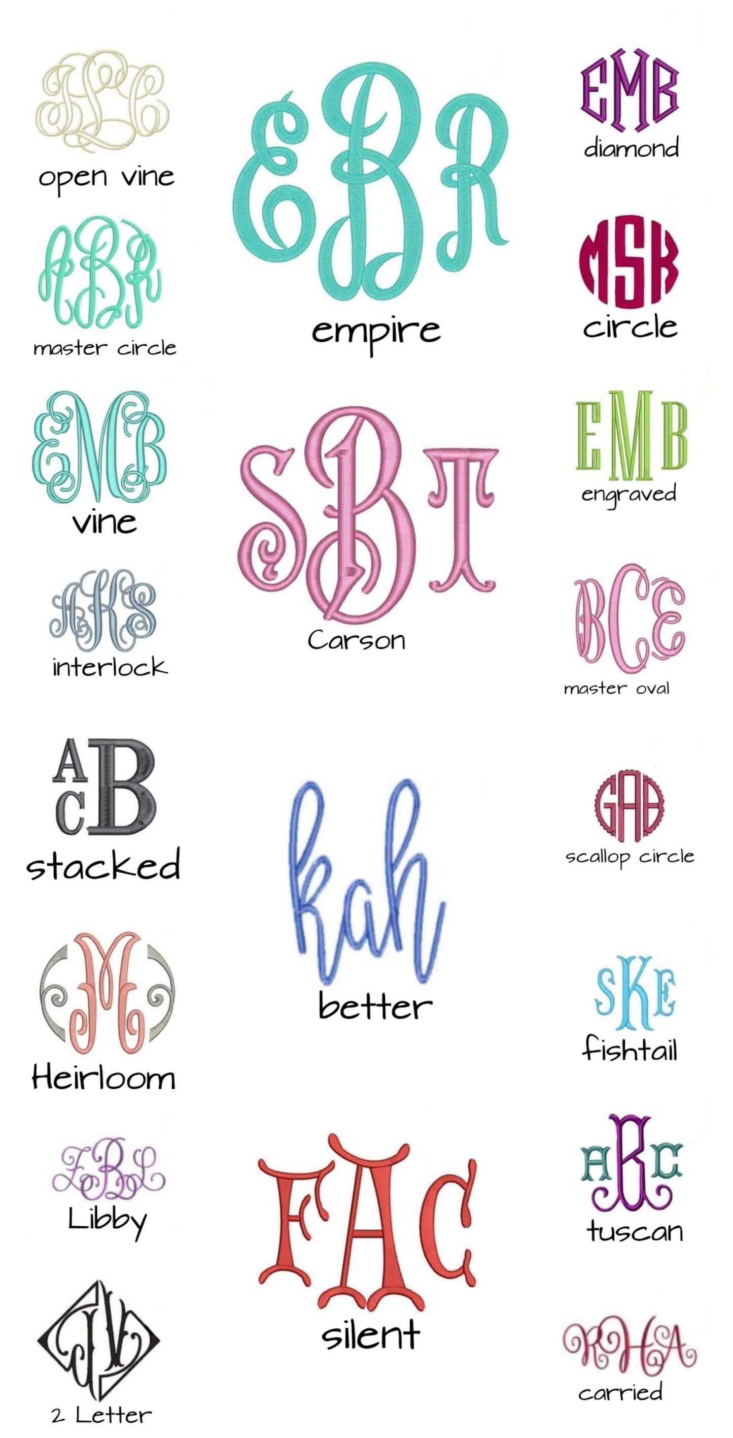 Comfort Colors (WITH pocket) Embroidery Monogram Long Sleeve