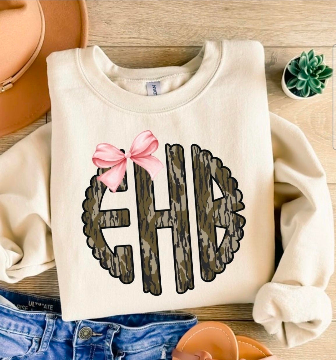 Bottomland Camo with Bow