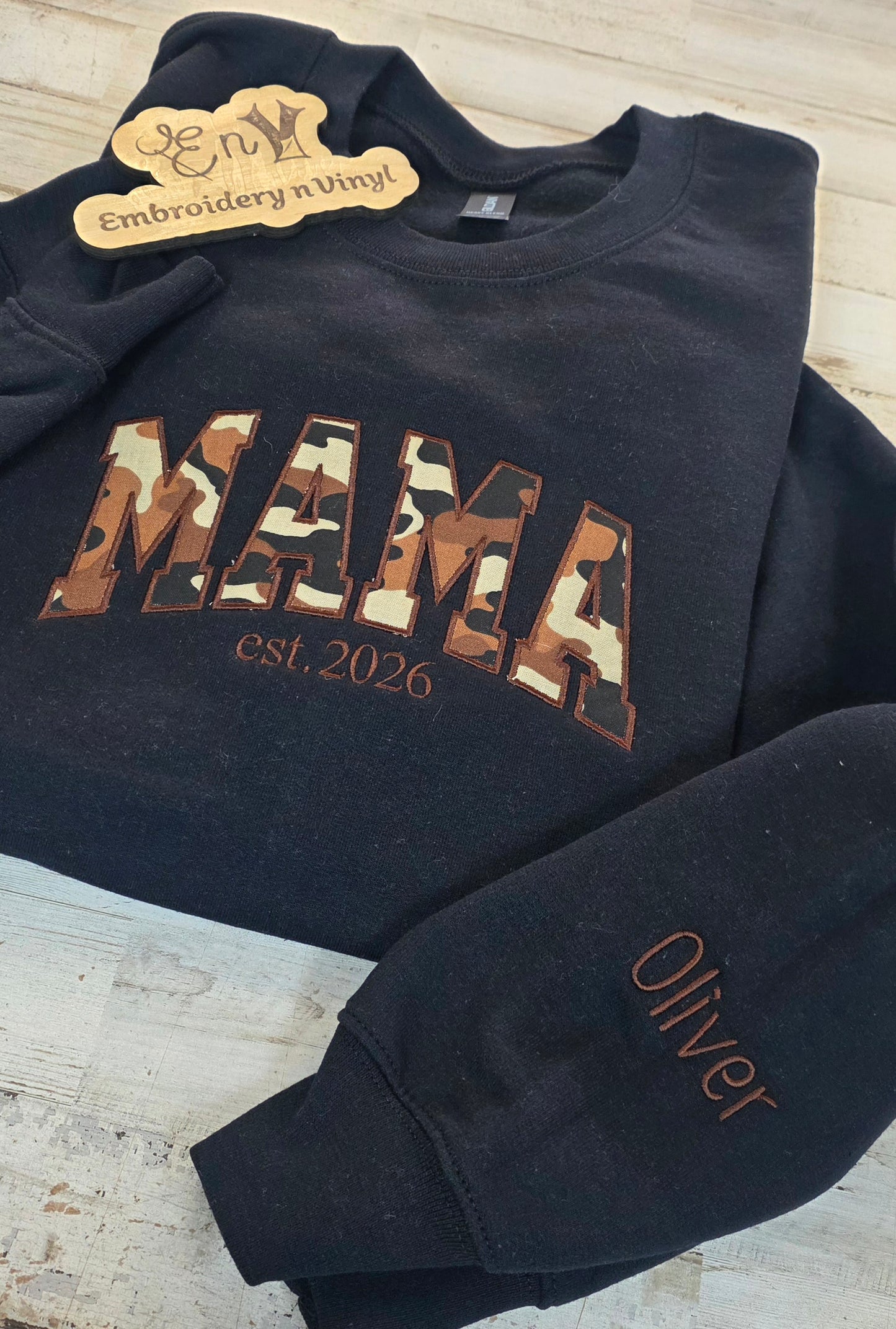 Mama Camo Crewneck Sweatshirt