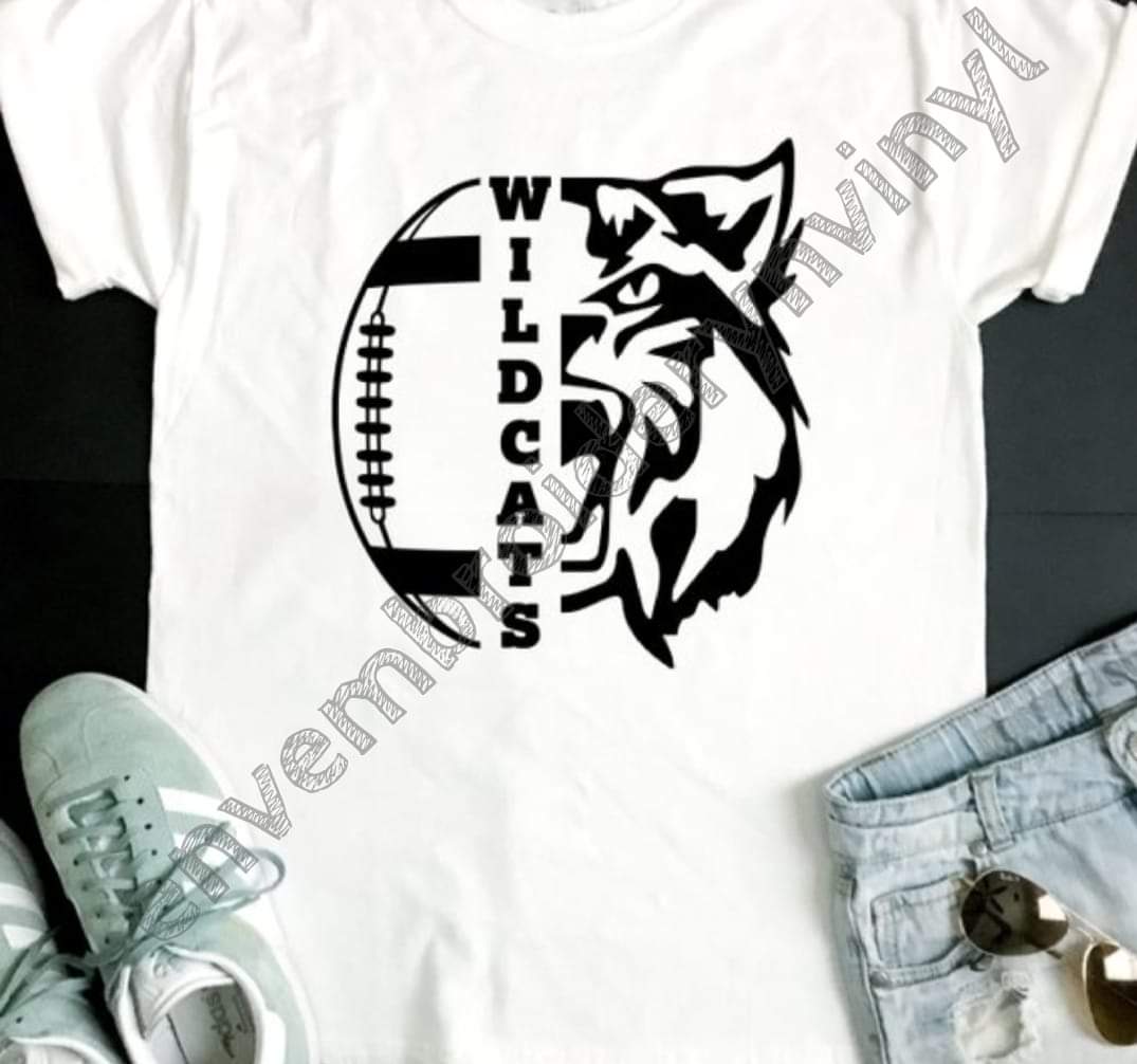 Wildcat Football Tee