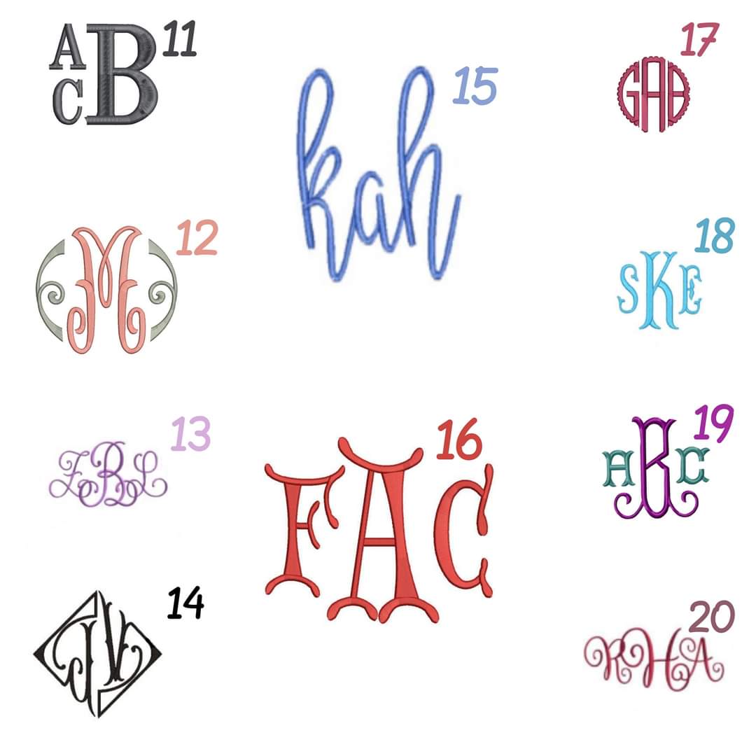 Comfort Colors Monogrammed Tee