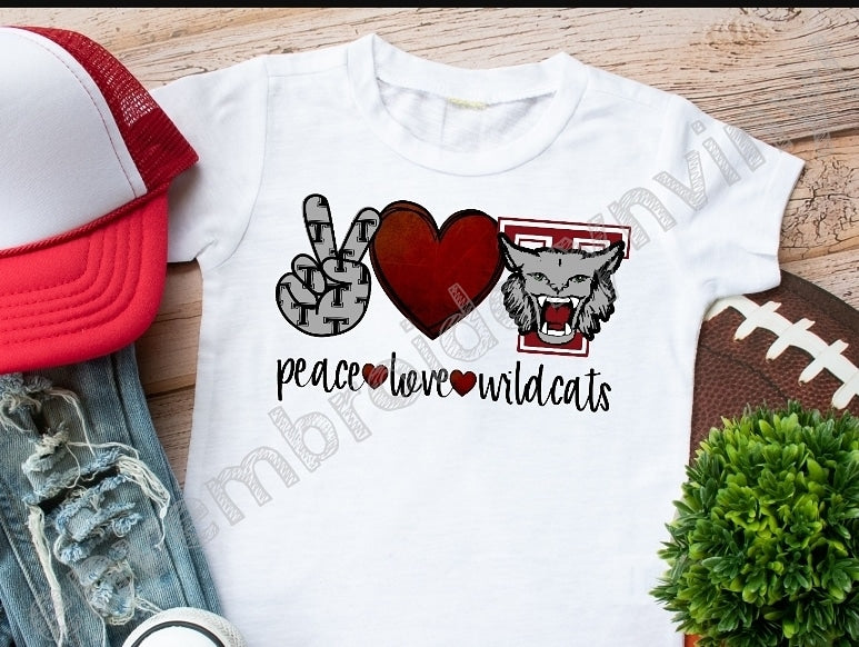 Peace Love Wildcats