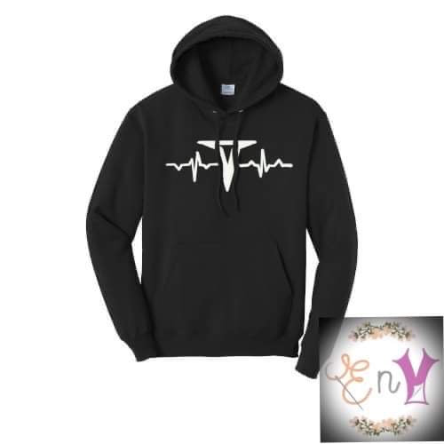 Spike Heartbeat Hoodie Tullahoma Band