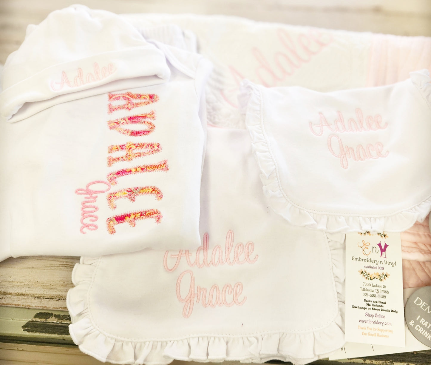 White Baby Gift Set