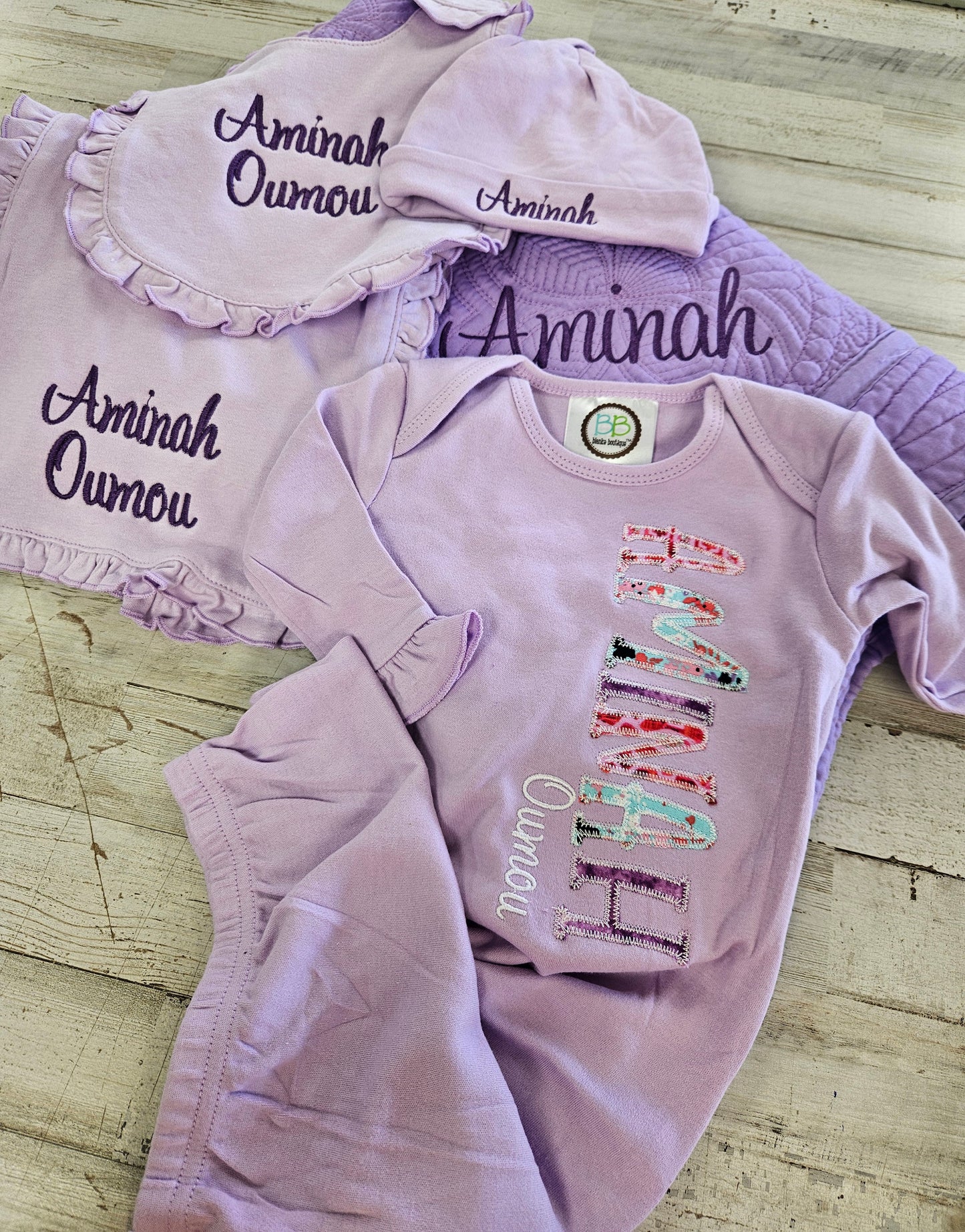 Purple Baby Gift Set