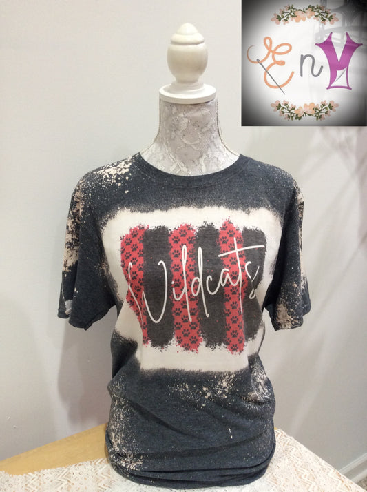 Wildcats Acid Wash Tee