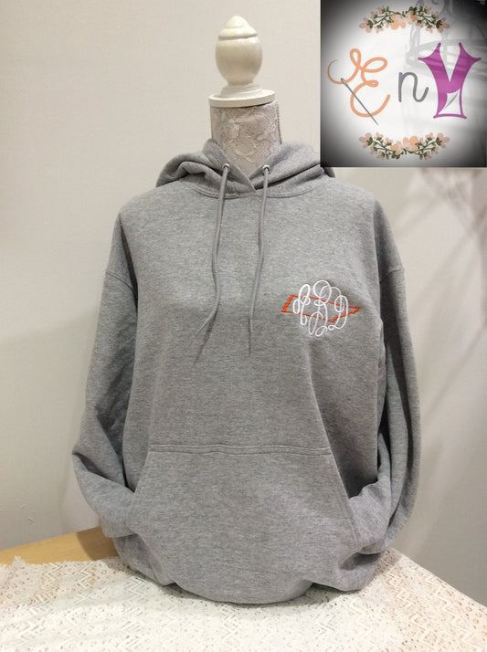 Tennessee State Monogram Hoodie